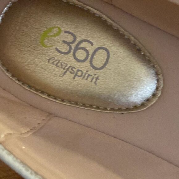 Easy Spirit 360 Silver Shimmering Flats Shoes Madella - Picture 3 of 6